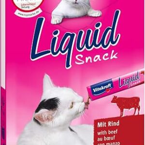 CAT LIQUID SNACK TERNERA CON INULINA 90 GR