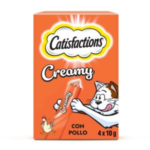 CATISFACTIONS CREAMY POLLO 4 x10 Gr