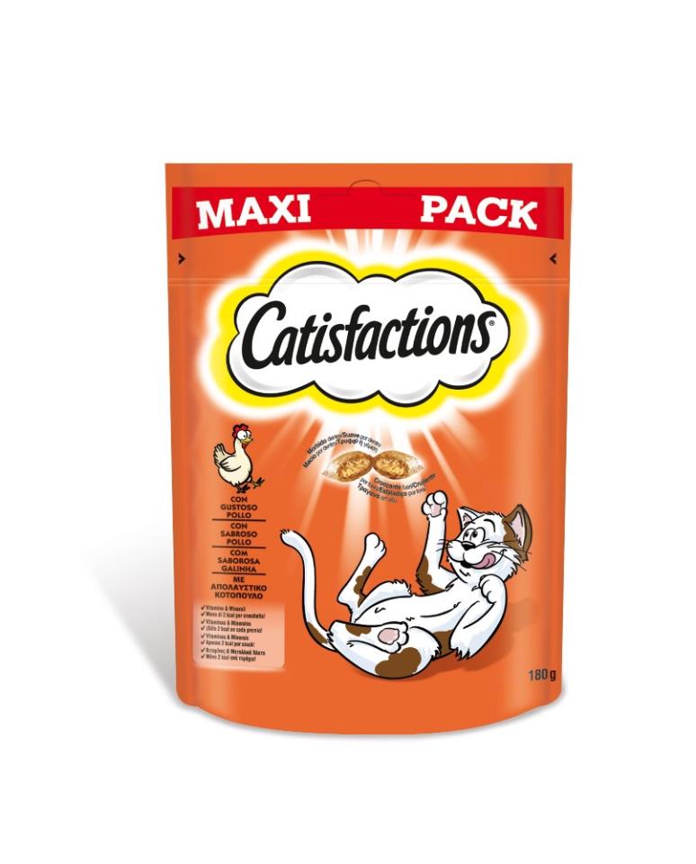 CATISFACTIONS MAXI PACK POLLO 180 gr