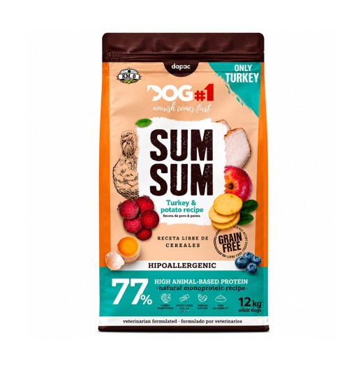 DOG 1 SUMSUM GF PAVO&PATATA 12 KG