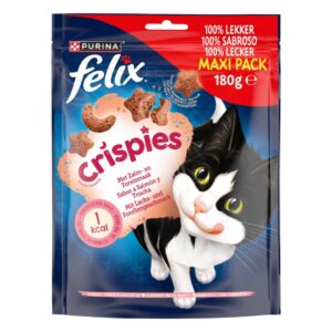 FELIX CRISPIES SALMON&TRUCHA 5X180G