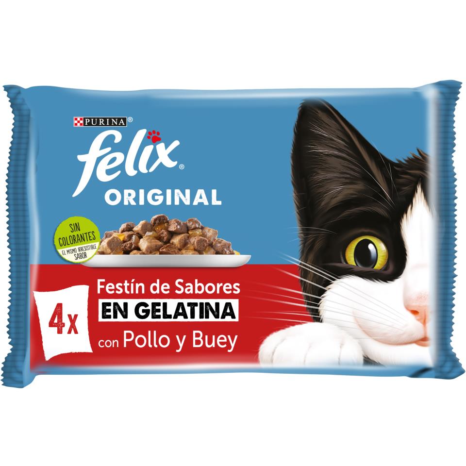 FELIX ORIGINAL CARNE 4X85G