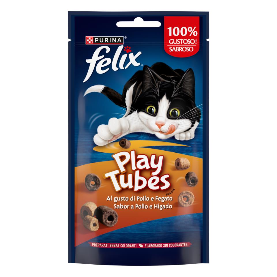 FELIX PLAY TUBES POLLO E HÍGADO 8X50G