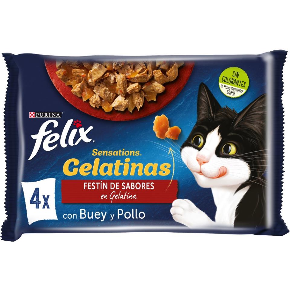 FELIX SENS CARNE 4X85G