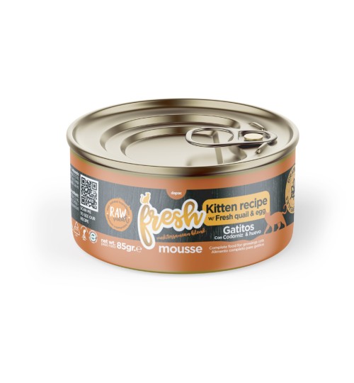 FRESH MOUSSE DE CODORNIZ PARA GATITOS 85 GR