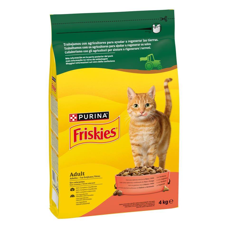 FRISK CAT BUEY&POLLO 4X4KG