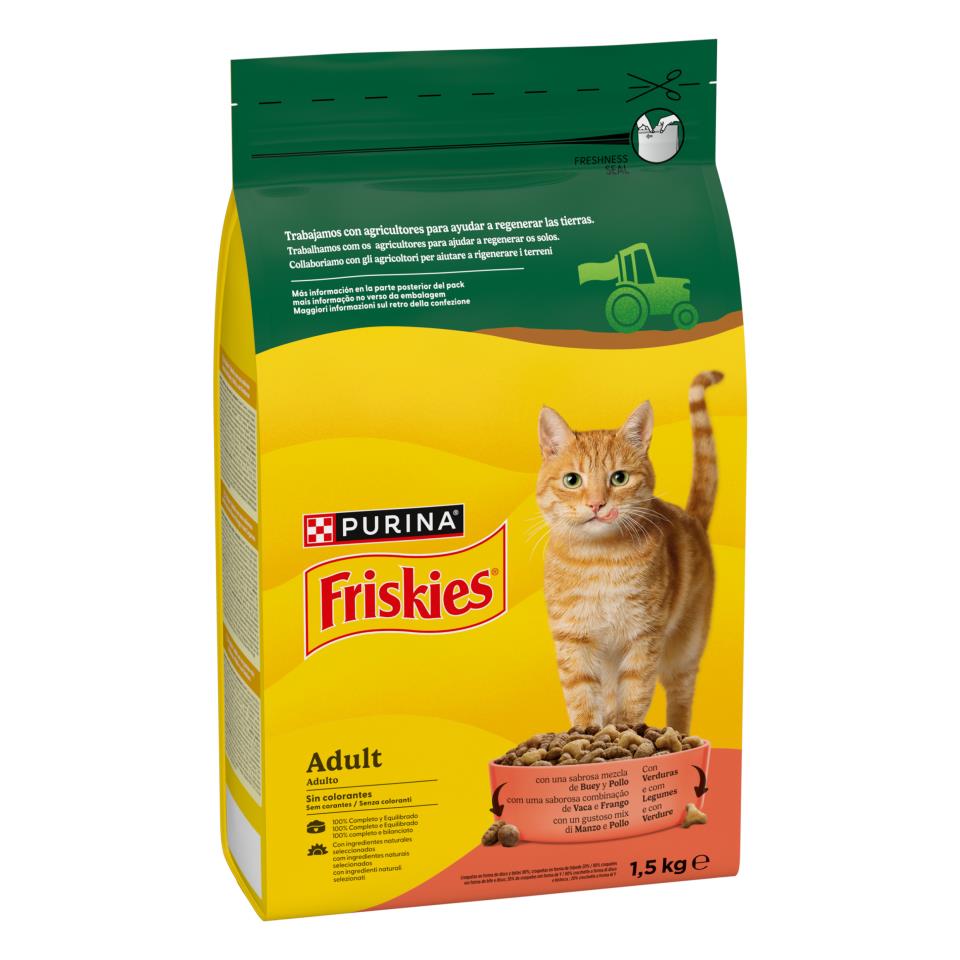 FRISK CAT BUEY&POLLO 6X1 5KG