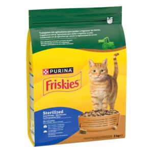 FRISK CAT STERIL PAVO 4X3KG