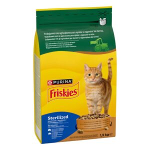 FRISK CAT STERIL PAVO 6X1 5KG