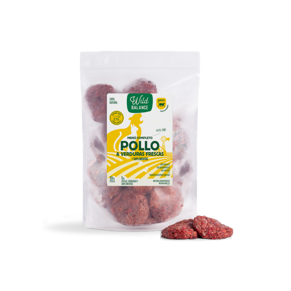 GATOS BARF POLLO 1 KG
