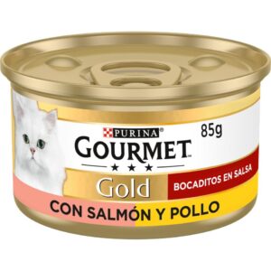 GOURMET G BOCADI SALMON&POLLO 85 GR