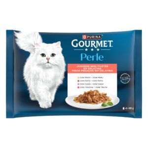 GOURMET PERLE FILETES GELATINA 12 4X85G