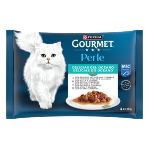 GOURMET PERLE PESC OCEANO SALSA 12 4X85G