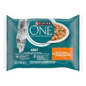ONE CAT HÚMEDO ADULT CHICKEN 4x85 GR
