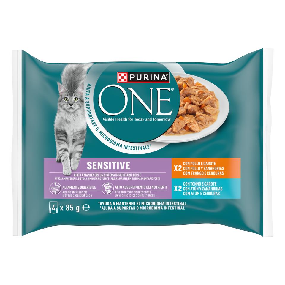 ONE CAT HUMEDO SENSITIVE 4X85G