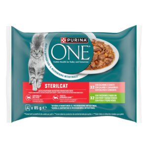 ONE CAT HÚMEDO STERIL 4X85G