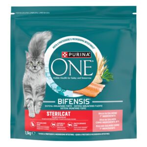 ONE CAT STERIL SALMON 1 5KG