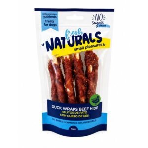 PALITOS DE PATO C/CUERO DE RES 100 GR -FN