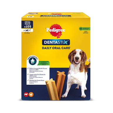 PED DENTASTIX PACK 105 MED 15x7