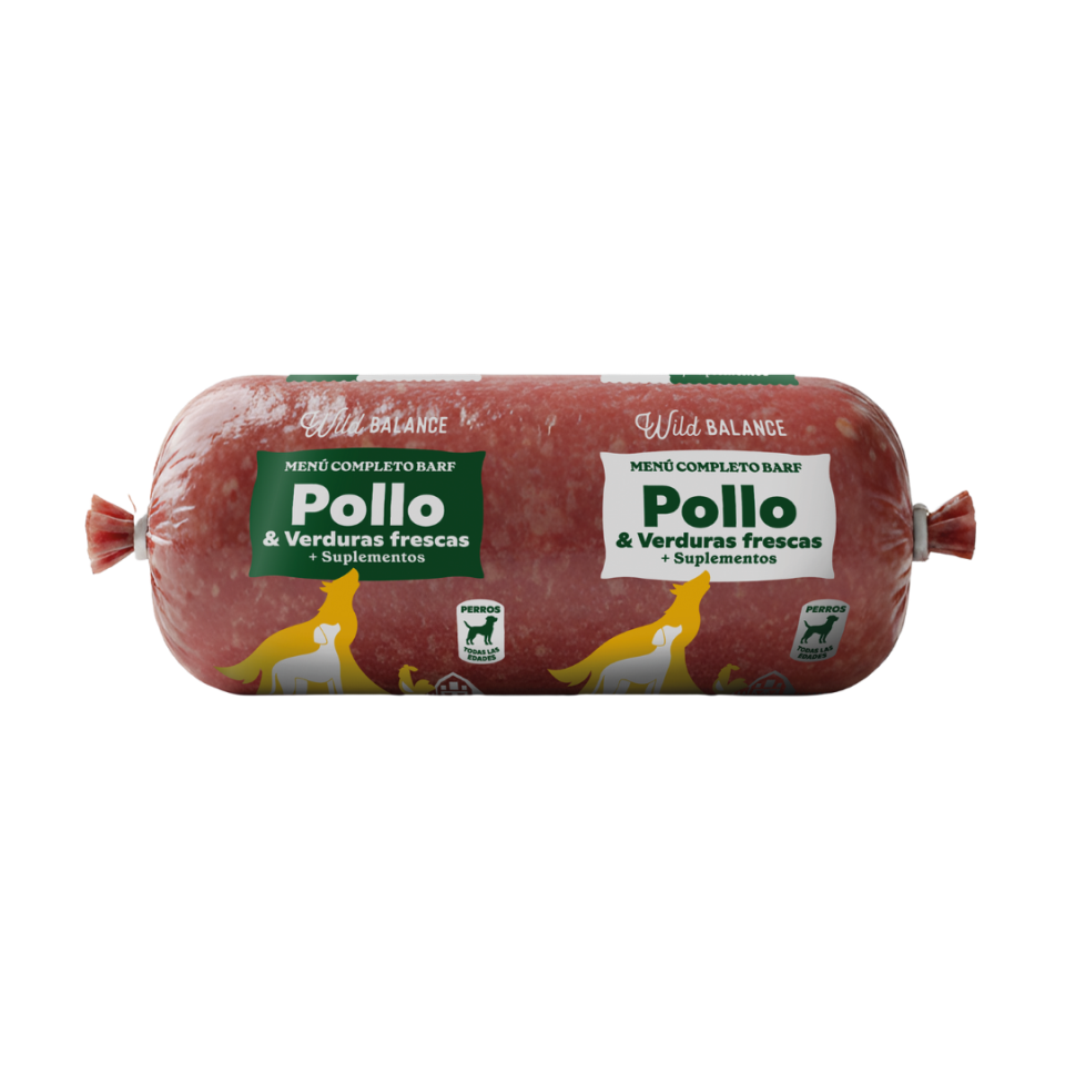 PERROS BARF POLLO 500 GR