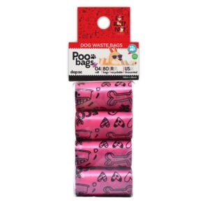 POO BAGS ROSAS 4*20