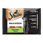 SHEBA DELICATEZZE SEL MIXTA 4x85 gr