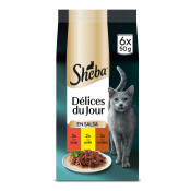 SHEBA DELICES DU JOUR AVES 6x50 gr