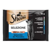 SHEBA SELECCION PESCADOS 4x85 gr