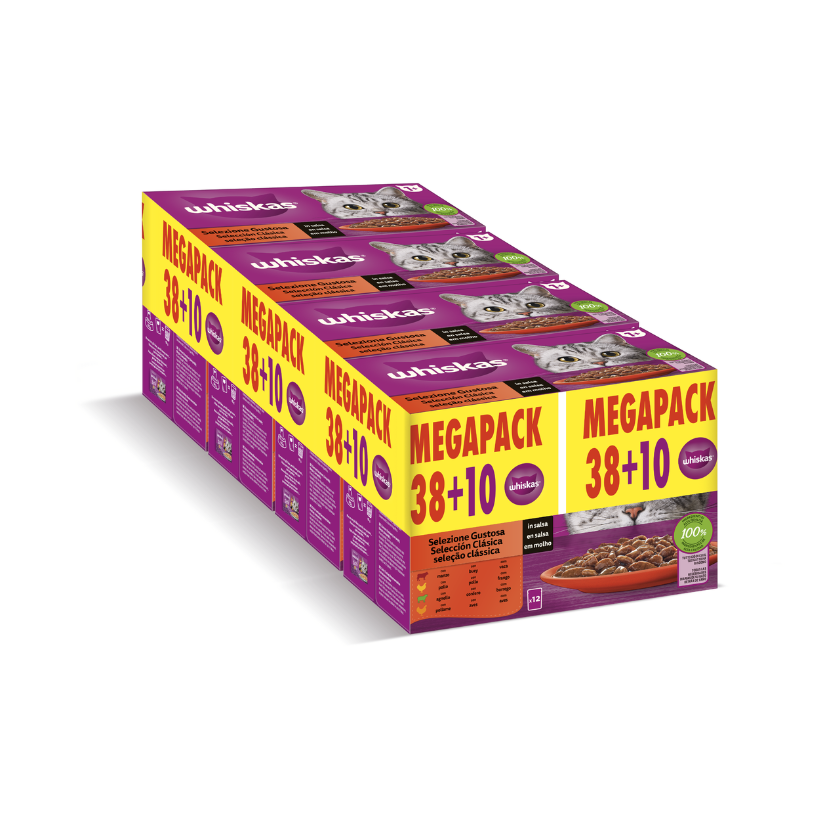 WHISKAS BUNDLE CORE CARNES 4x4