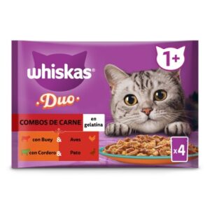 WHISKAS DUO COMBO CARNE 13x4x85 Gr