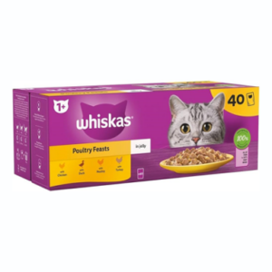 WHISKAS MAXI PACK AVES 40x85 Gr