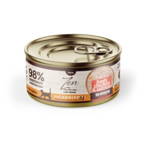 ZEN CAT SHREDS POLLO&SALMÓN 70 GR 