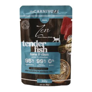 ZEN CAT TENDER ATÚN & ALMEJAS 70 GR 