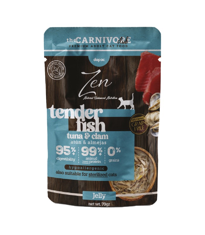 ZEN CAT TENDER ATÚN & ALMEJAS 70 GR