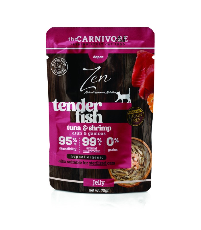 ZEN CAT TENDER ATÚN & GAMBAS 70 GR