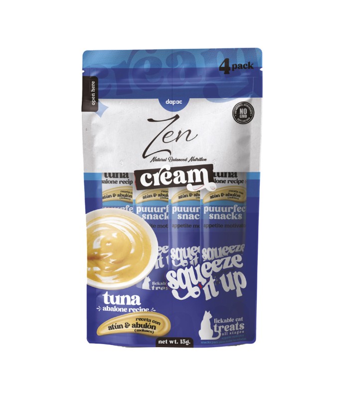 ZEN CREAM ATÚN & OREJA DE MAR 4x15 GR