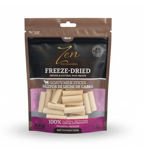ZEN FREEZE DRIED PALITO LECHE CABRA 25 GR