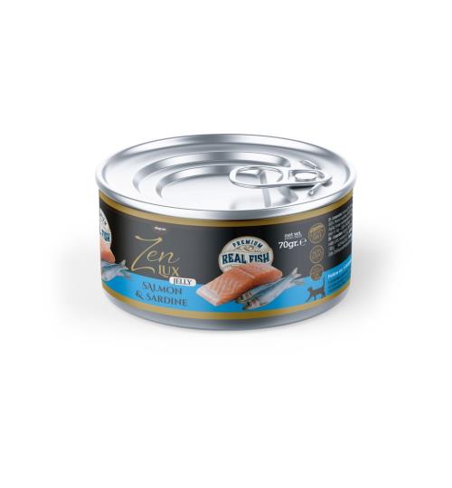ZEN LUX JELLY SALMÓN Y SARDINA 70 GR