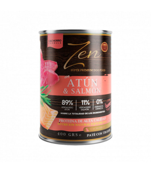 ZEN PATÉ ATÚN Y SALMÓN 400 GR