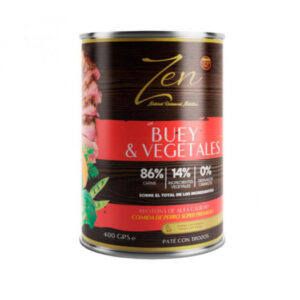 ZEN PATÉ BUEY Y VEGETALES 400 GR