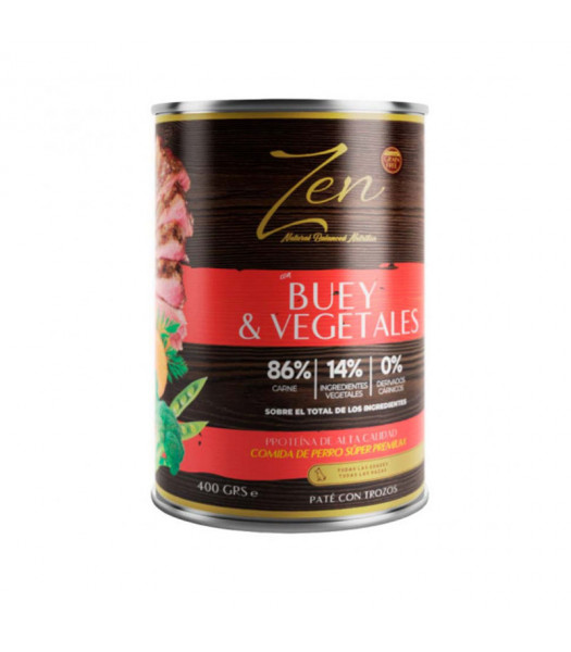ZEN PATÉ BUEY Y VEGETALES 400 GR
