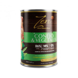ZEN PATÉ CONEJO Y VEGETALES 400 GR