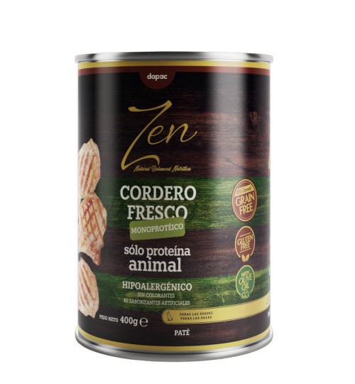 ZEN PATÉ CORDERO MONOPROTÉICO 400 GR