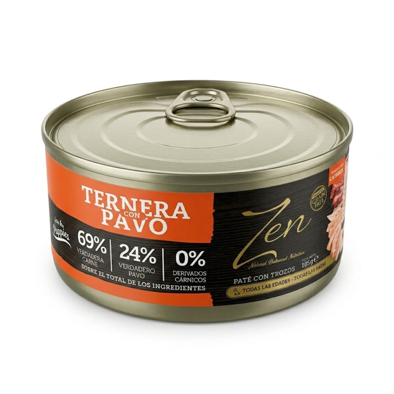 ZEN PATÉ TERNERA Y PAVO 185 GR