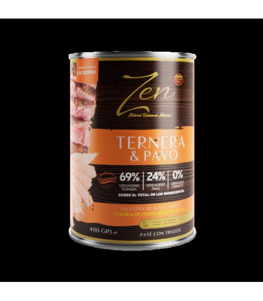 ZEN PATÉ TERNERA Y PAVO 400 GR